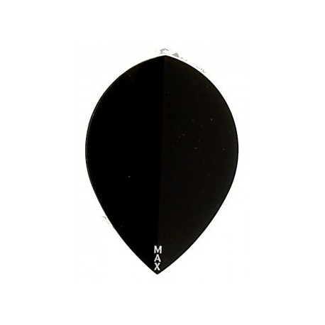 plume rigide noir poire R4X
