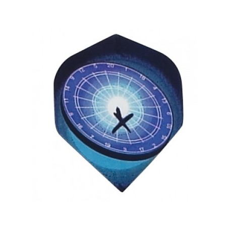 plume metronic cible bleu